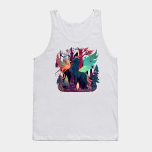 Unicorn Phoenix - Magic Fantasy Creatures Tank Top